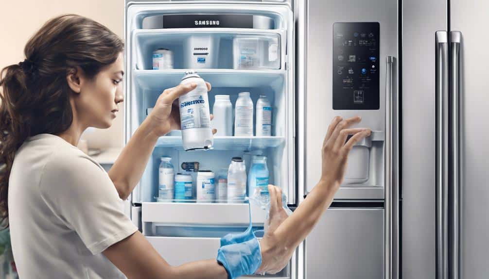 How To Change The Water Filter On A Samsung Refrigerator Water System